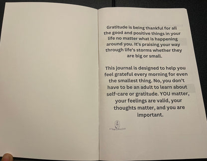 Believe In Yourself…Youth gratitude journal