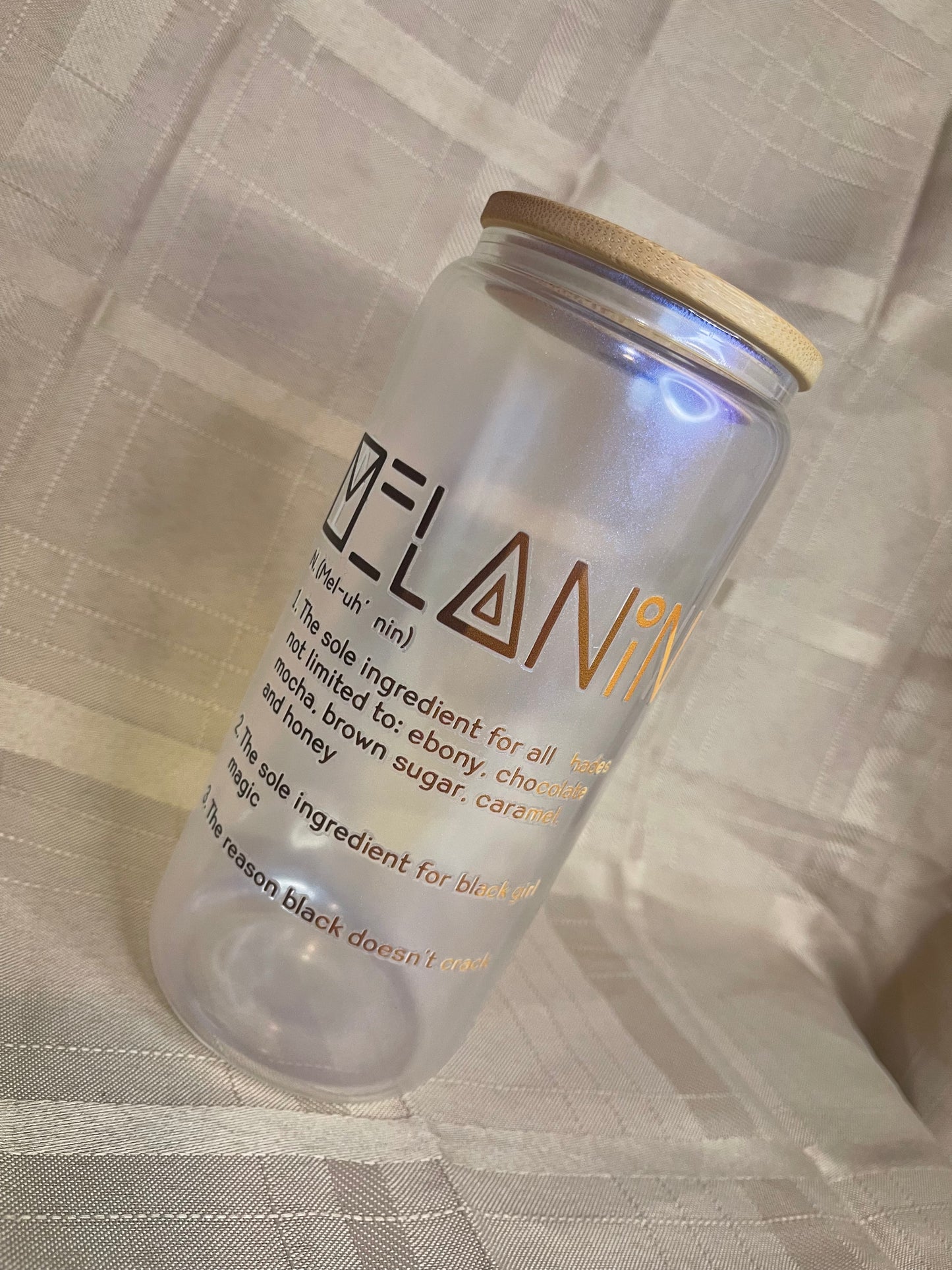 Melanin Iridescent Glass