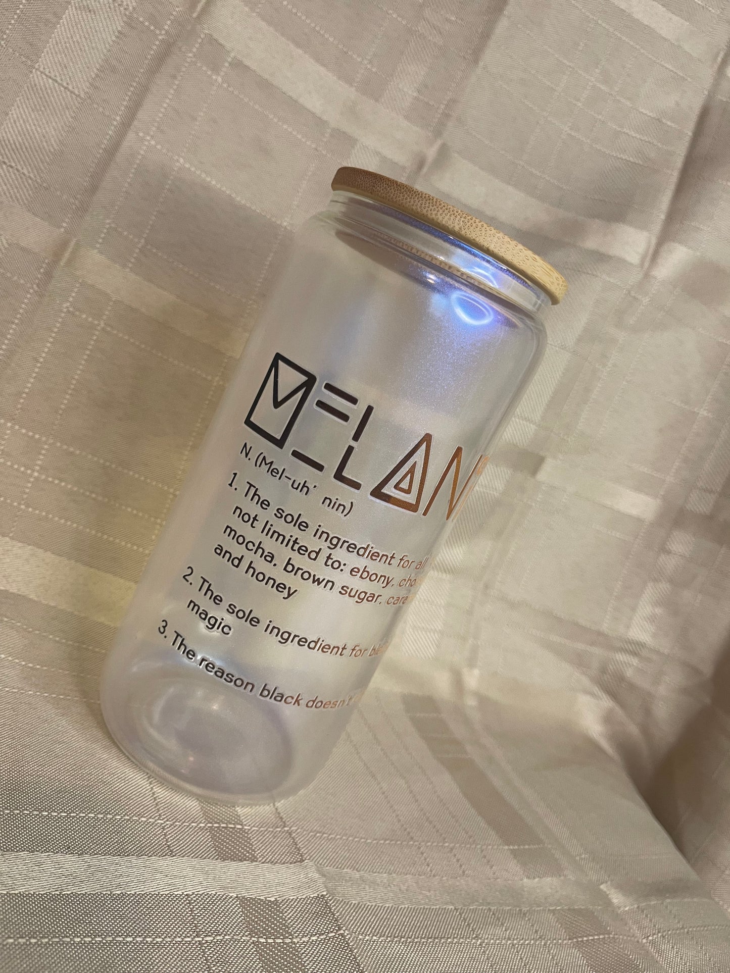 Melanin Iridescent Glass