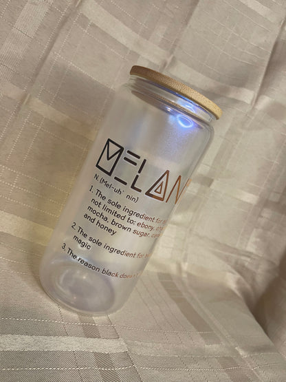 Melanin Iridescent Glass