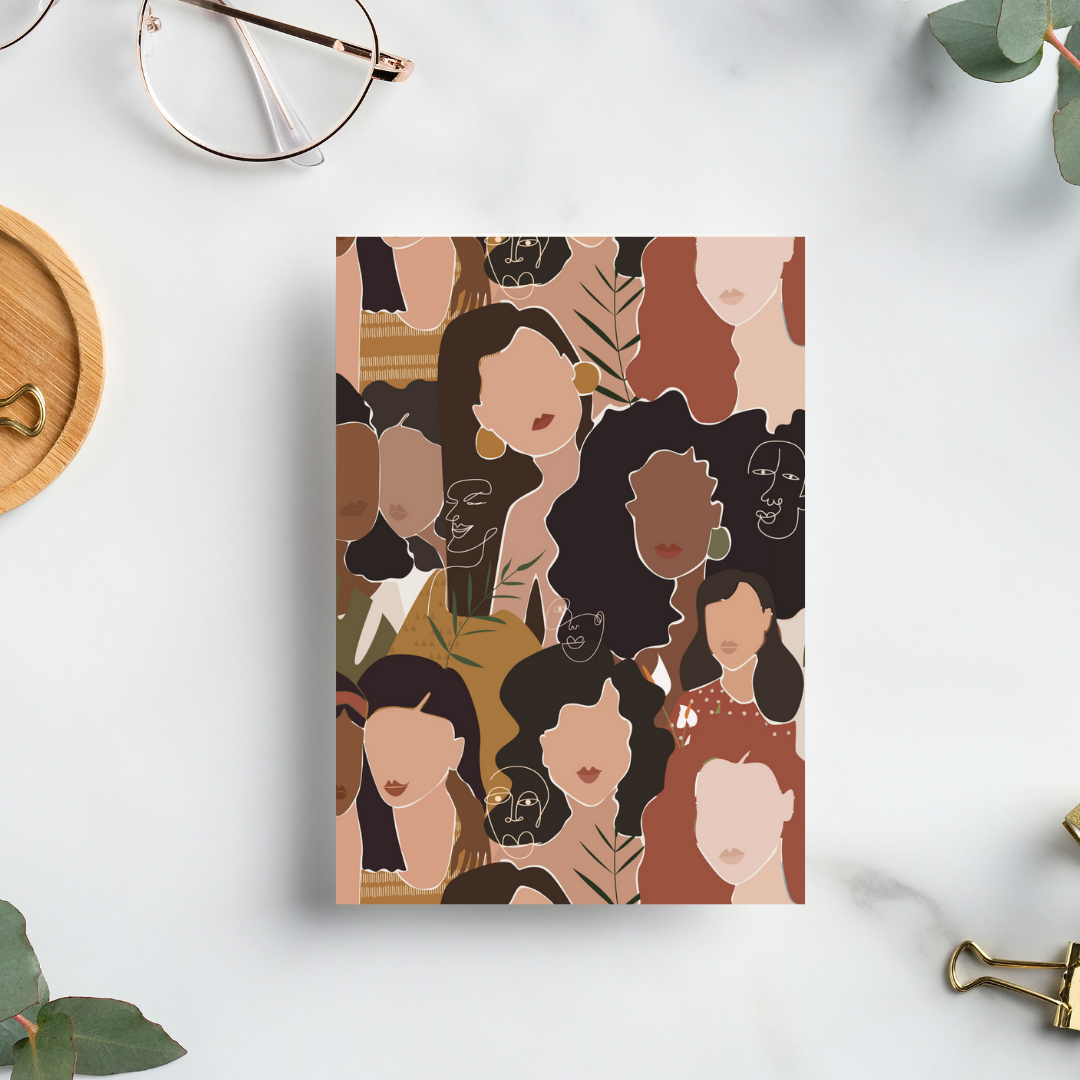 Diverse Women Lined Journal