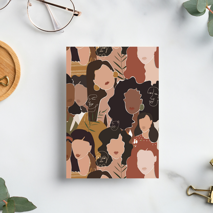 Diverse Women Lined Journal